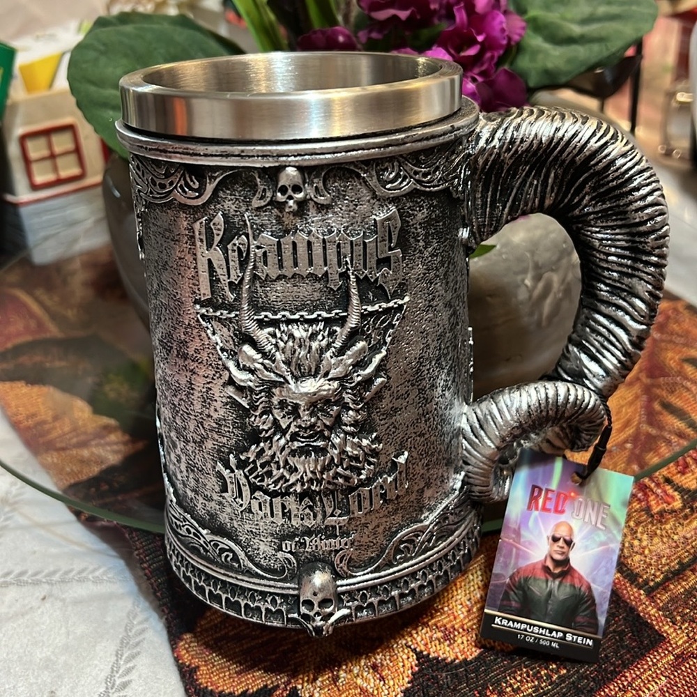 Krampu Stein Mug Stainless Steel insulated Beer Mug 17oz Limited Quantity